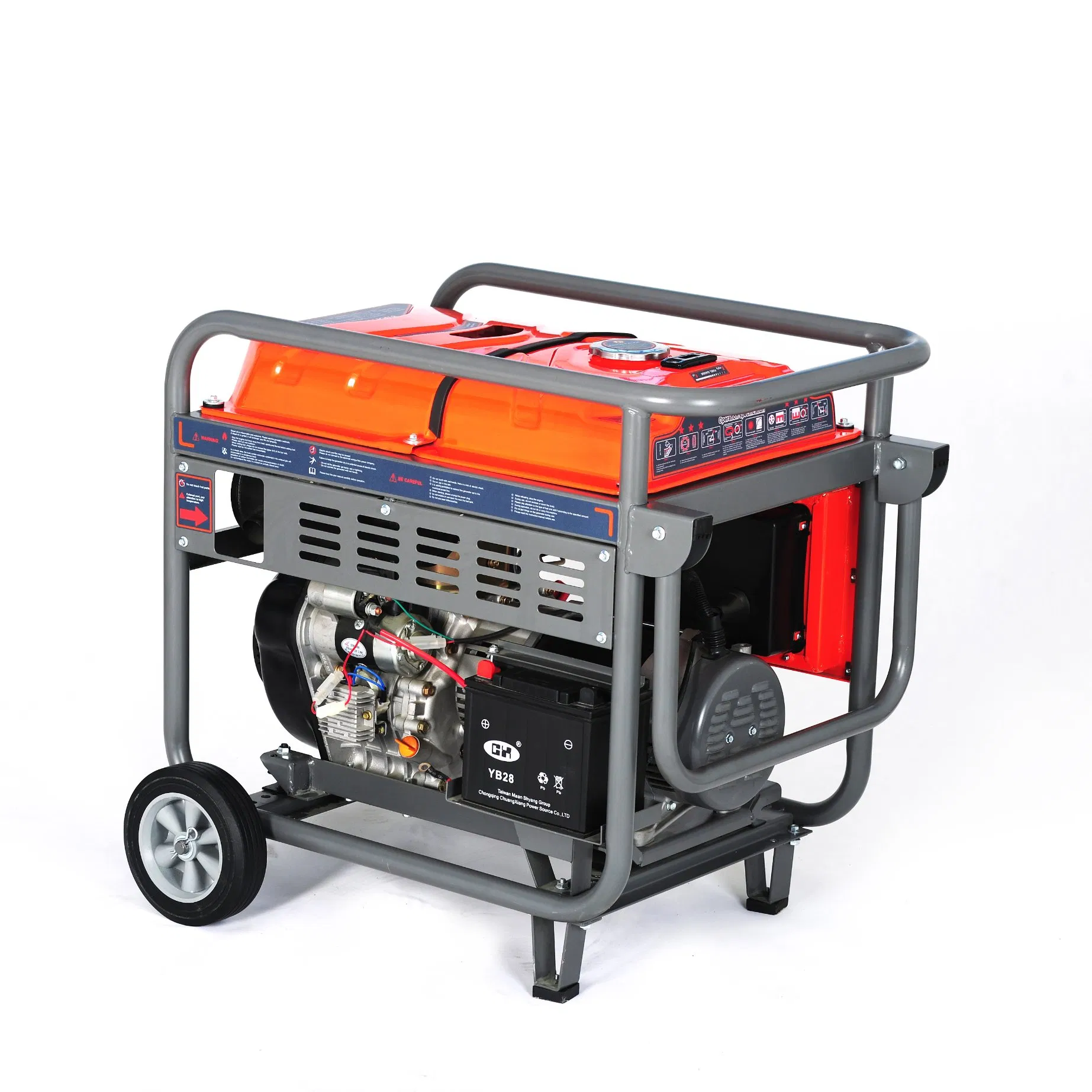 مولد ديزل محمول مدمج لاحتياجات الطاقة الاحتياطية الطارئة 6kw 8kw 9kw 10kVA 15kVA