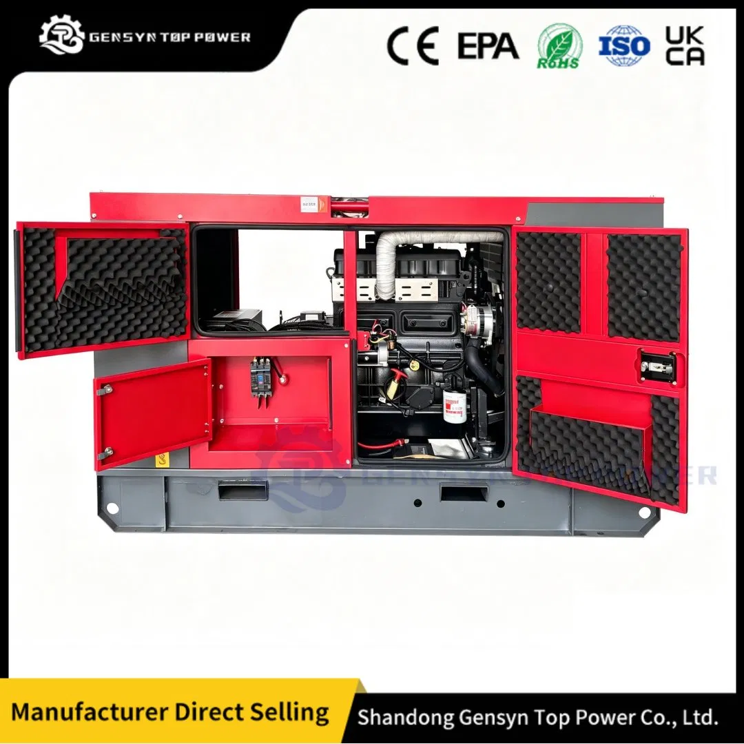 50kVA 80kVA 500kVA مجموعة مولدات الديزل الصامتة ذات التحكم التلقائي في طاقة النسخ الاحتياطي للمصنع