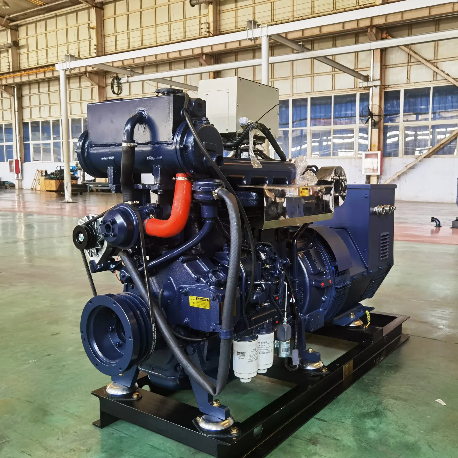 80kw مجموعة مولدات بحرية تعمل بمحرك دويتز