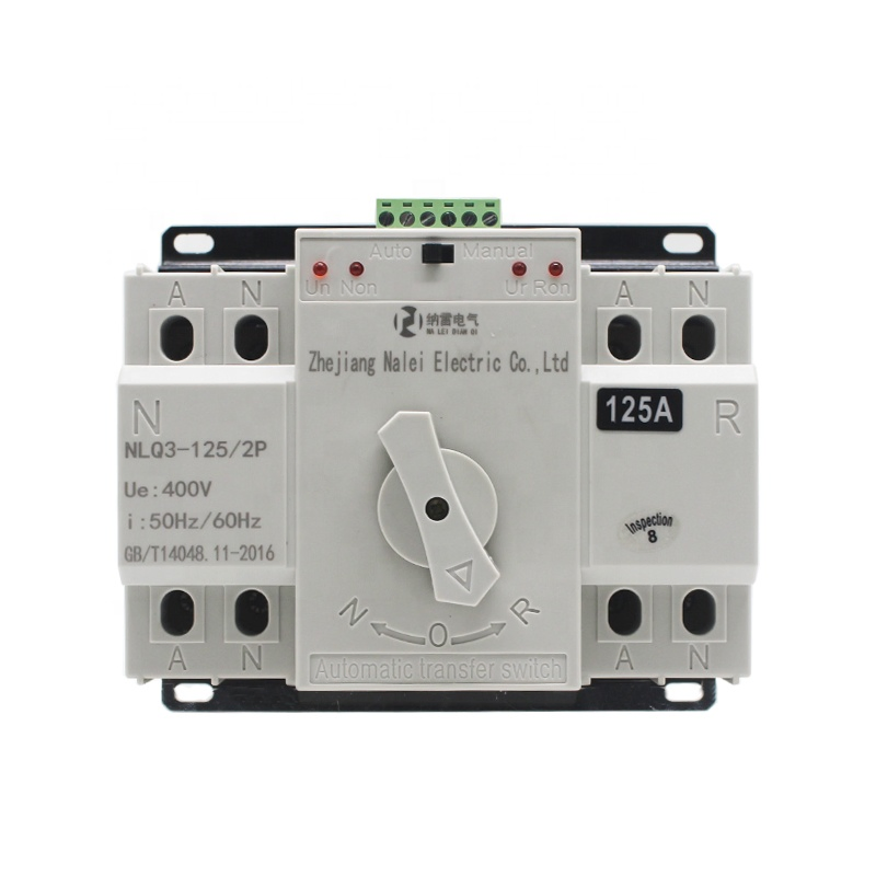 مفتاح النقل التلقائي 100AMP لمولد الديزل 2p 125A التحويل التلقائي للنقل