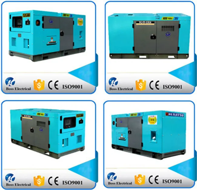 6kw إلى 34kw مولدات كوباتا اليابانية مجموعة مولدات ديزل مبردة بالماء وصامتة