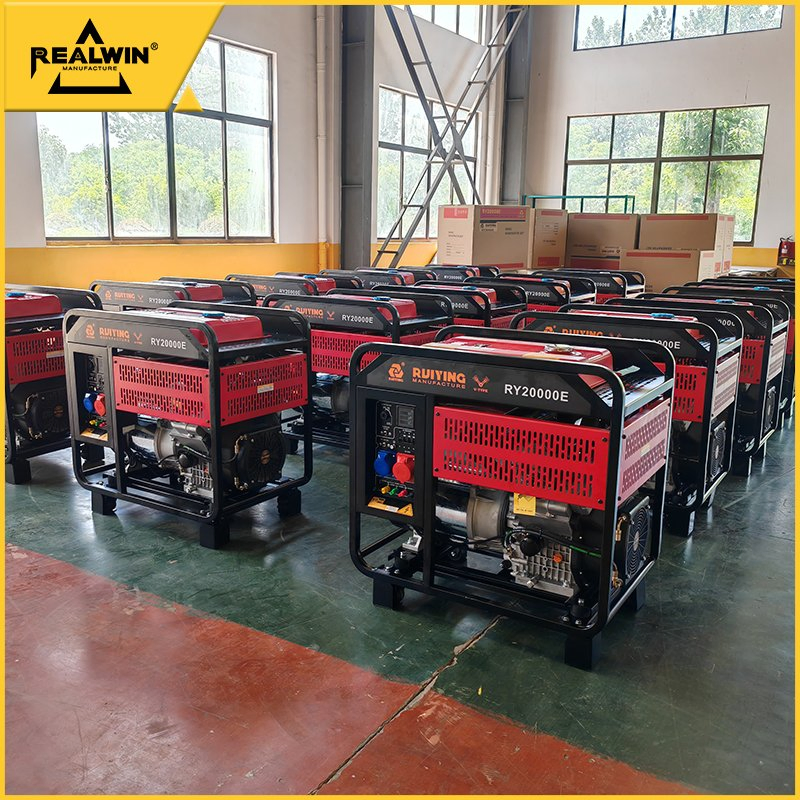 مولد ديزل مبرد بالهواء 20kVA للطوارئ المنزلية الاحتياطية