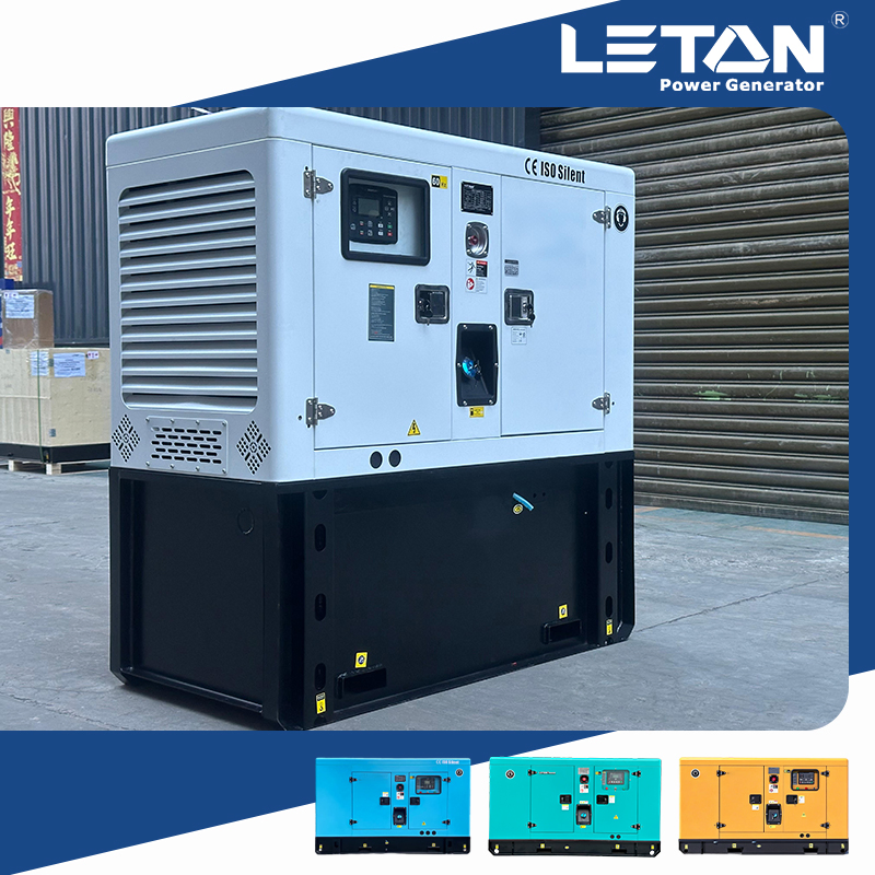 مجموعة مولدات ديزل من ليطون ماين باور 15kw, 20kVA, 20kw، مبردة بالماء، صامتة، 50Hz مجموعة مولدات ATS