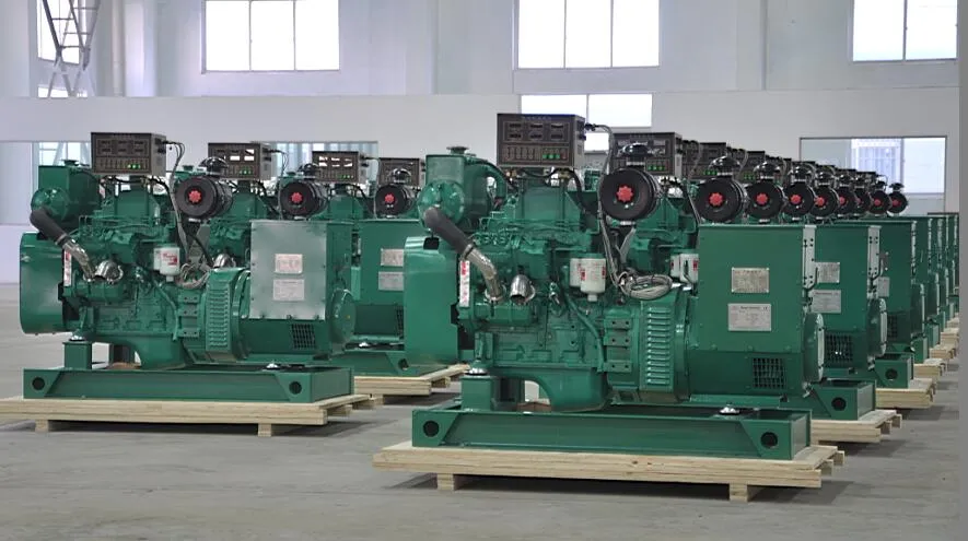 350kw مولد ديزل رئيسي بحري من كامينز مع Kta19-Dm محرك للسفينة