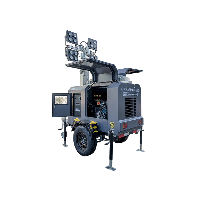 محمول 5kVA 6kVA 7kVA 8kVA 10kVA 12kVA 15kVA 20kVA 25kVA 30kVA رخيص عالي الجودة برج ضوء LED متنقل مولد 4 عجلات