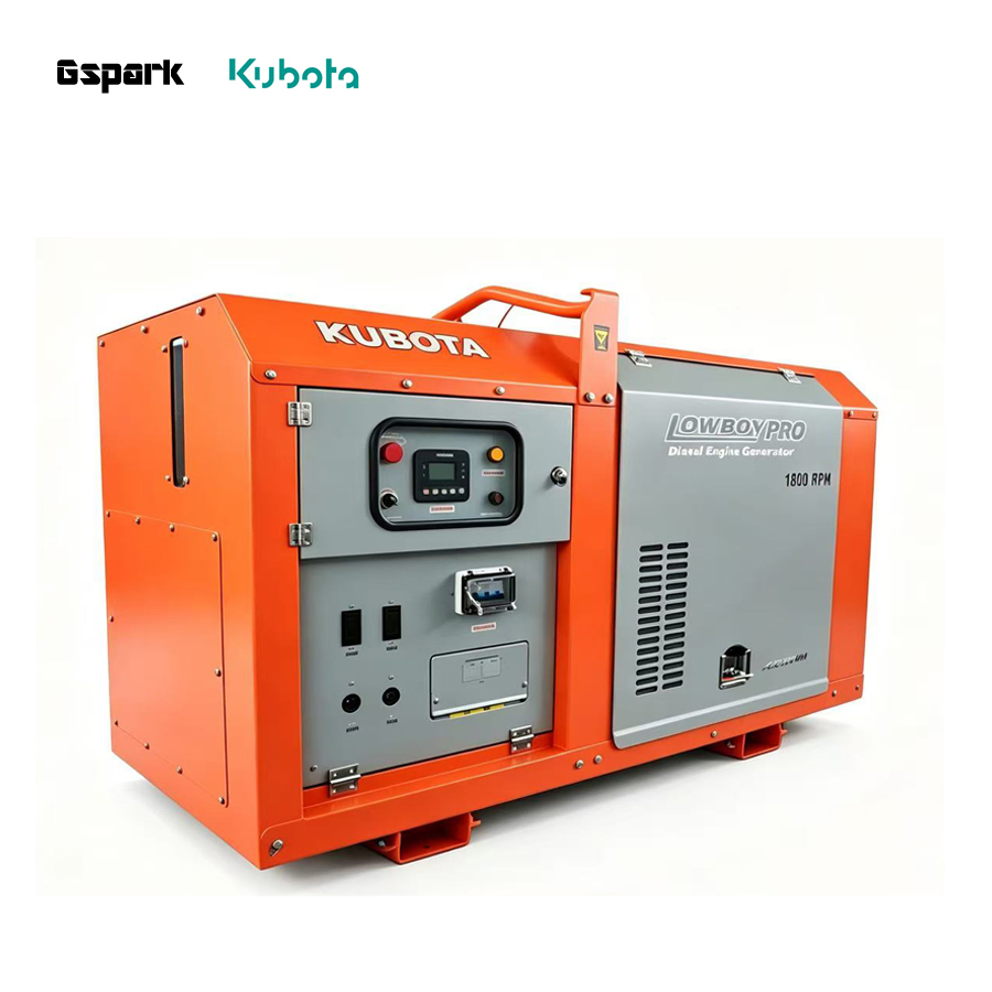 مولد ديزل صامت بمحرك ياباني كوماتسو بمستوى ضوضاء منخفض 20kw 30kw