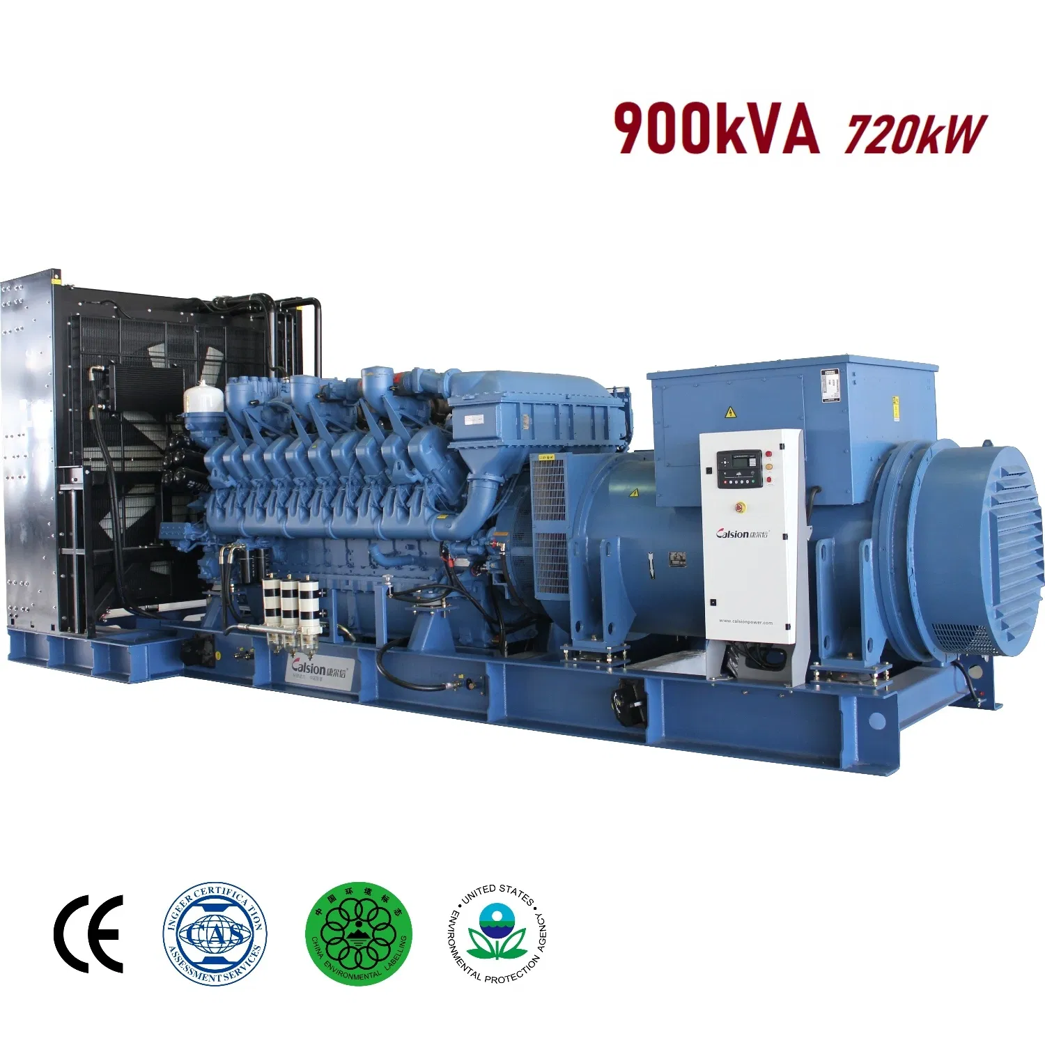 مجموعة مولدات ديزل متقدمة 720kw بمحرك ميتو ومولد ليروي سومر 380V/400V/415V