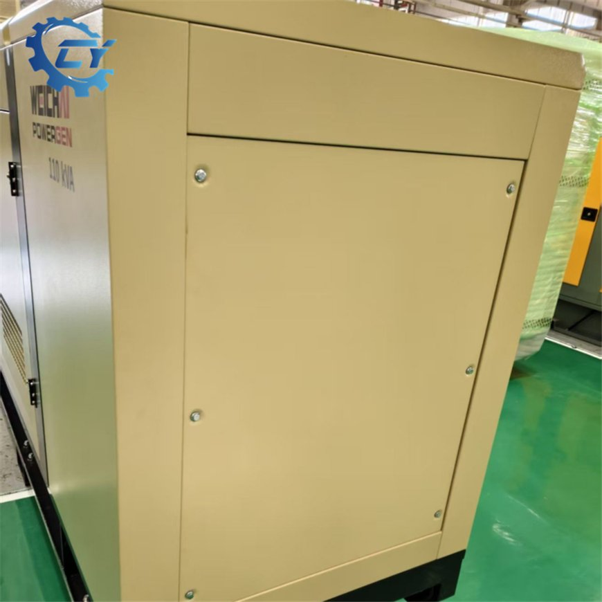 مولد ديزل صامت ومضاد للصوت من ويشاى 110kVA مزود بالطاقة