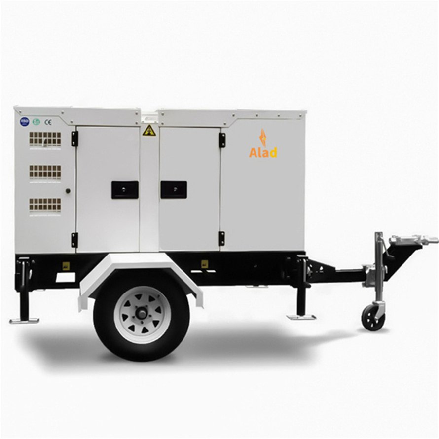 مولد ديزل كمنز مثبت على مقطورة 300kVA 350kVA 400kVA للتعدين