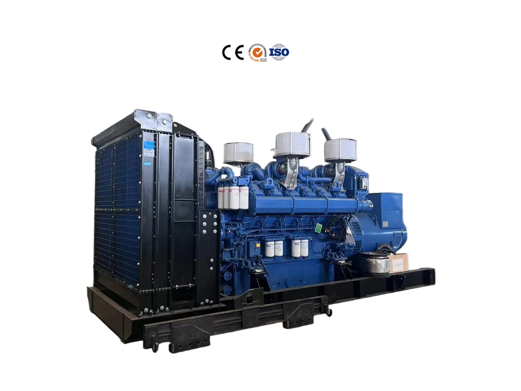 50kw- 500kw مولد ديزل كهربائي مع غطاء عازل للصوت منخفض الضوضاء مزود بمحرك ويشاى يوتشاى للاستخدام الصناعي والمنزلي والفندقي