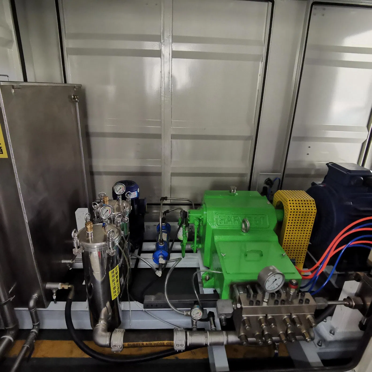 21750psi 110kw High Flow High Pressure Boiler Descaling Equipment