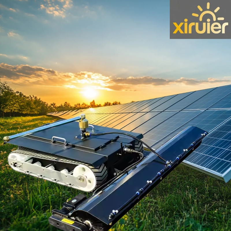 Fully Automatic Dry Cleaning Solar Panel Cleaning Robot Machine Equipment System