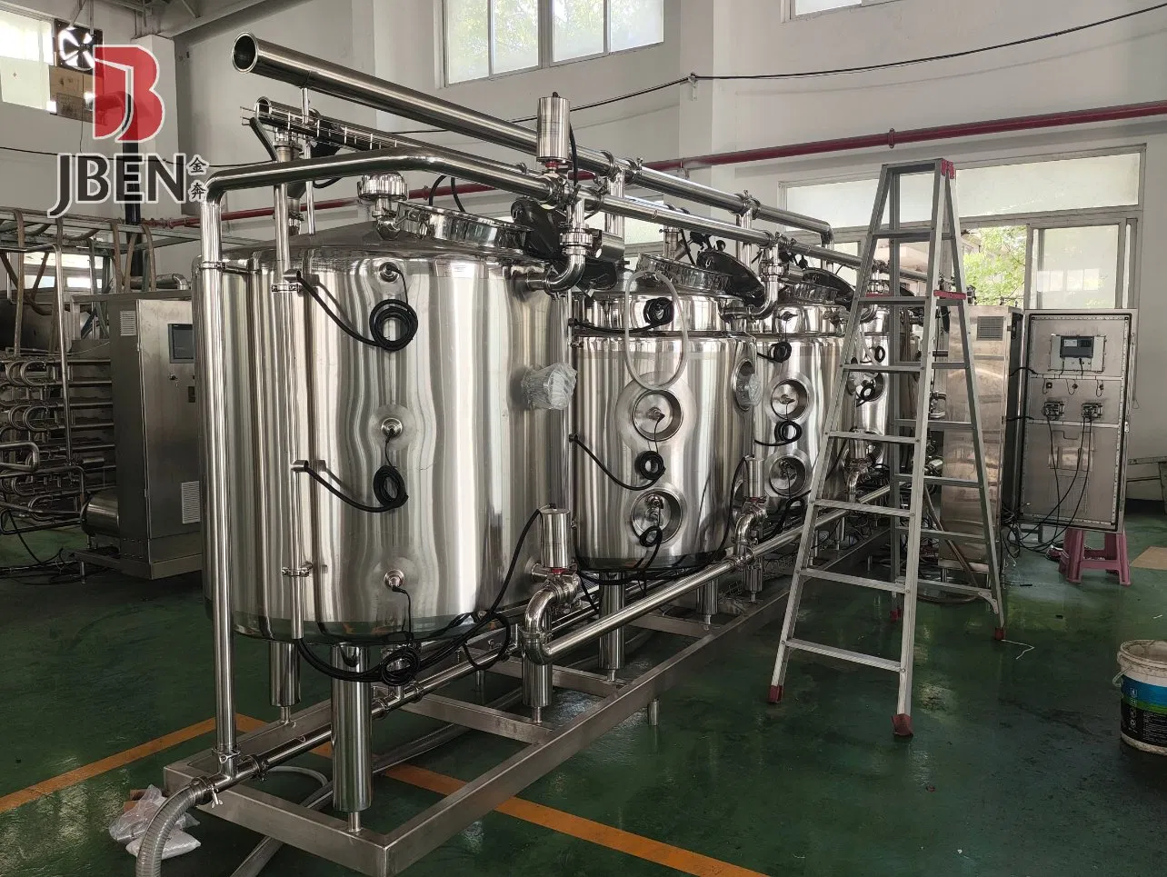 Fully Automatic CIP System for Food Plant Pipeline Cleaning in Place