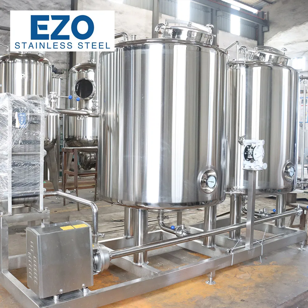 Stainless Steel Various Size Online 3 Tanks Automatic CIP Washing Cleaning System