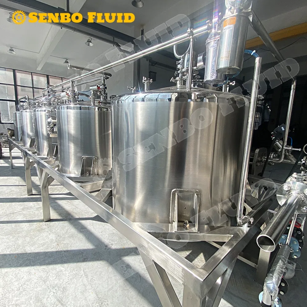 Senbo Fluid Supply CIP Washing Online Cleaning Equipment System for Brewing Tanks