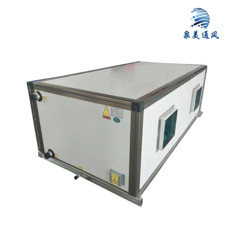 High Quality 885~8850 Cfm Return Air or Fresh Air Conditioners Wall Mounted Ahu Air Handling Unit for Project with Heat Pump