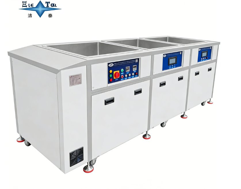 288L Heavy Duty 3-Tank Ultrasonic Cleaning Equipment with Filtration, Rinse and Dry Process