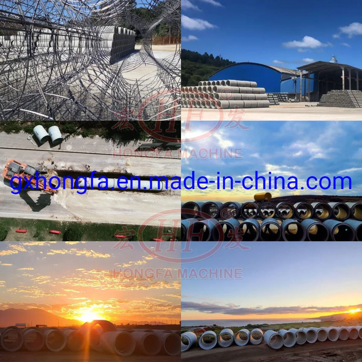 Manual Cement Pipe Moulding Equipment Concrete Culvert Cement Pipe Making Machine