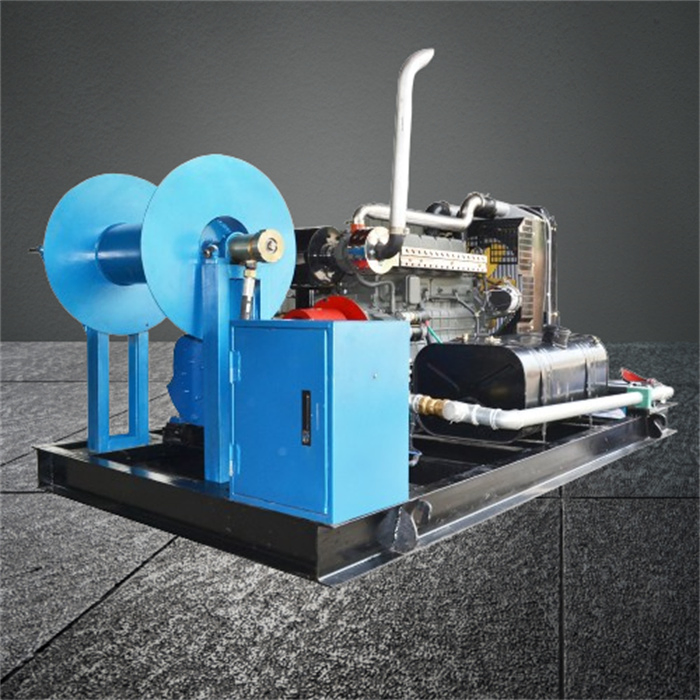 210bar 3200psi Diesel Engine High Pressure Cleaning Machine Snake Sewer Pipe Drain Cleaning System