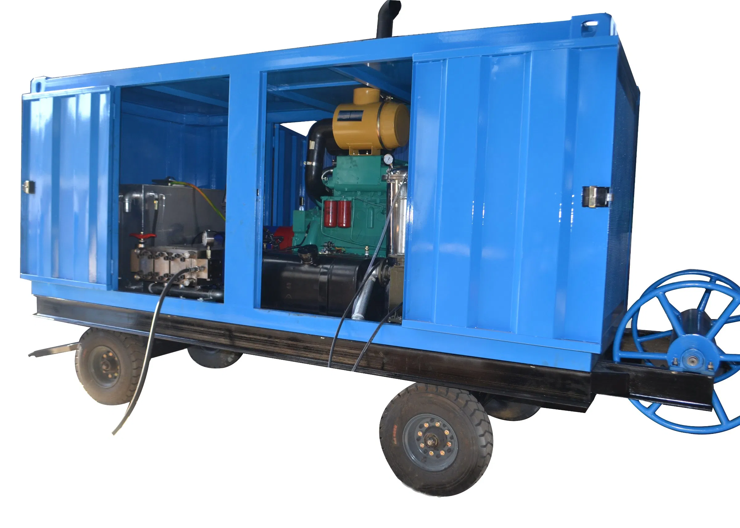 100MPa Electric Drive Industrial Pipe Cleaning System High Pressure Cleaner System