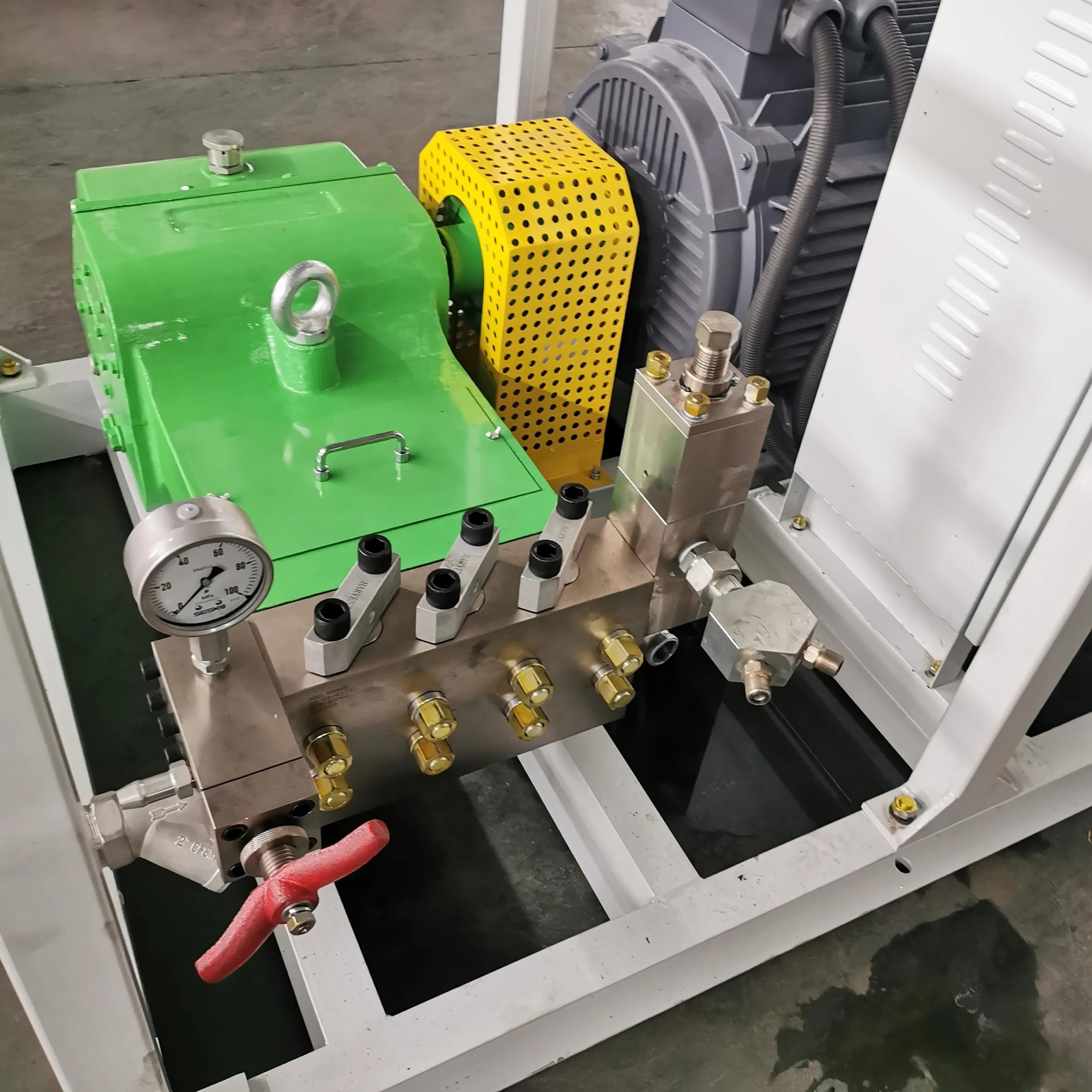 520bar 270lpm Industrial Descaling Equipment for Chemical Plant Heat Exchanger Cleaning