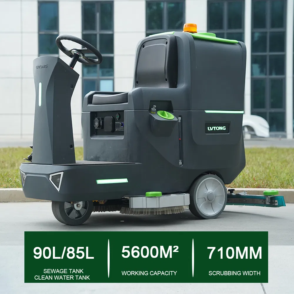 Commercial Floor Cleaning Machine with Environment Lighting and Music Player Function