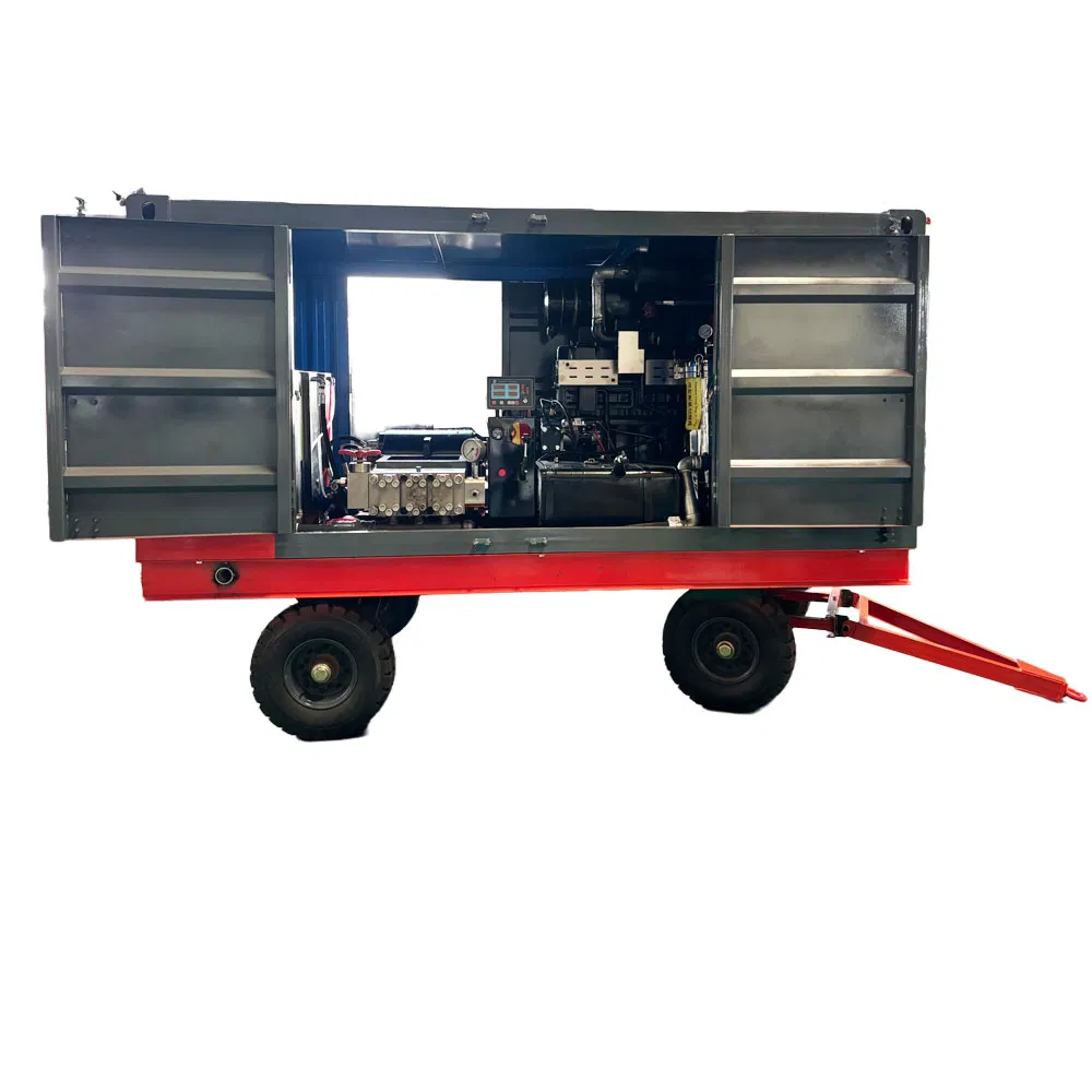 Water Jet Blasting 1000 Bar Hydro Jetting &amp; High Pressure Cleaning System