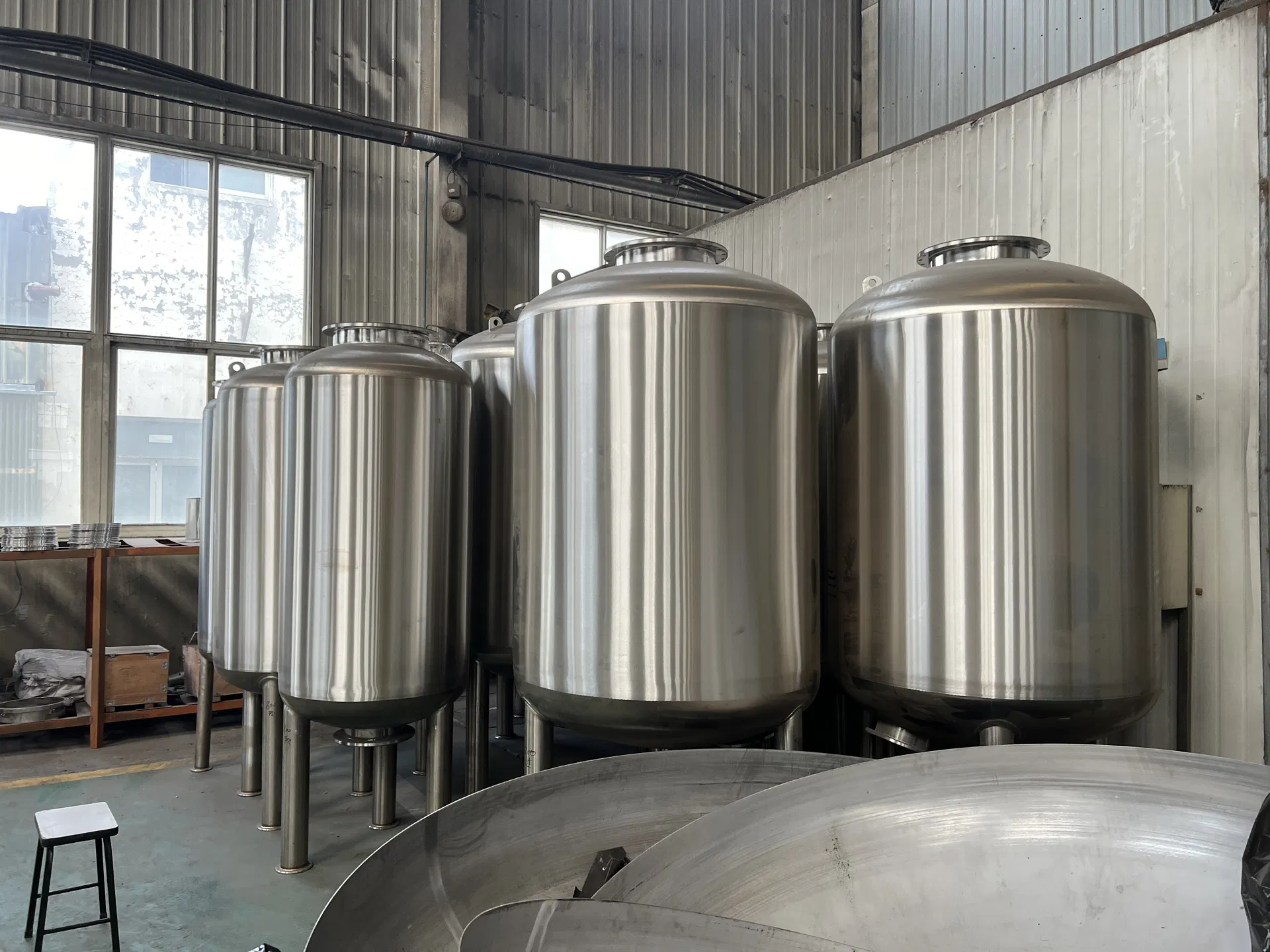 Stainless Steel Preparation System Tank CIP System