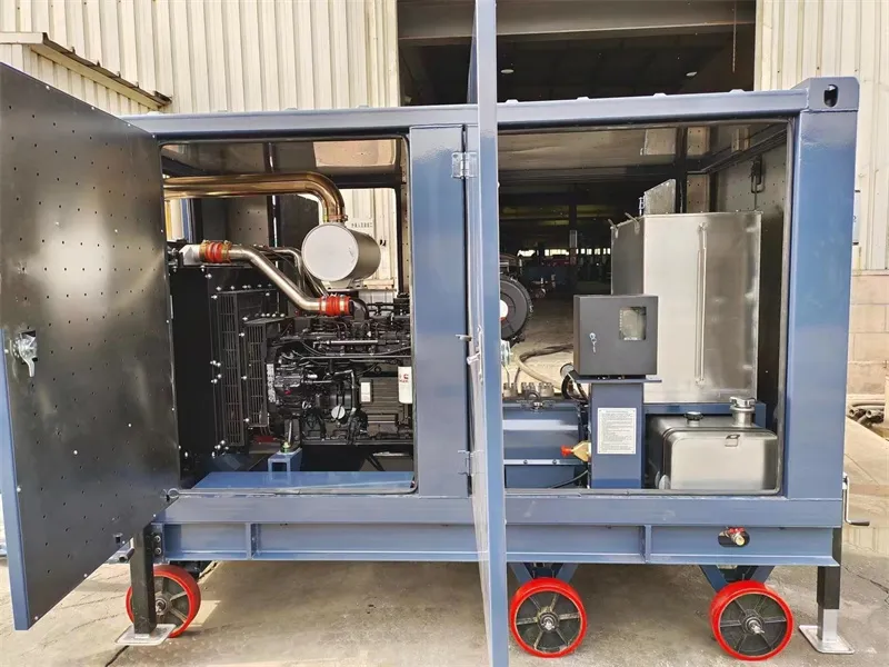 Medium-Pressure Cleaning Unit Water Jetting Machine Hydro Blast System For Rust Paint Removal Sewer Pipe Tank Cleaning