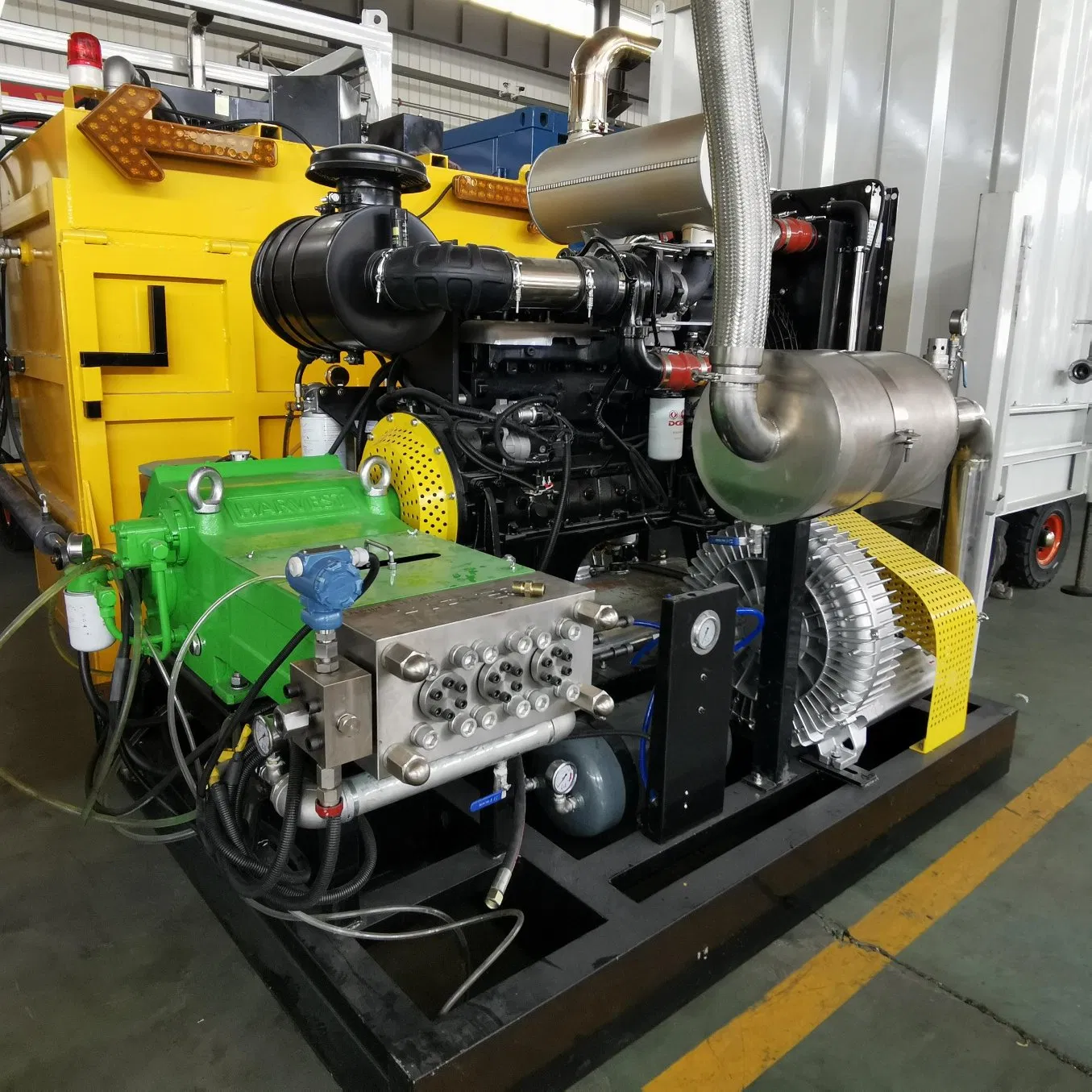 180MPa 80lpm High Efficient Pressure Waterjet Cleaning System