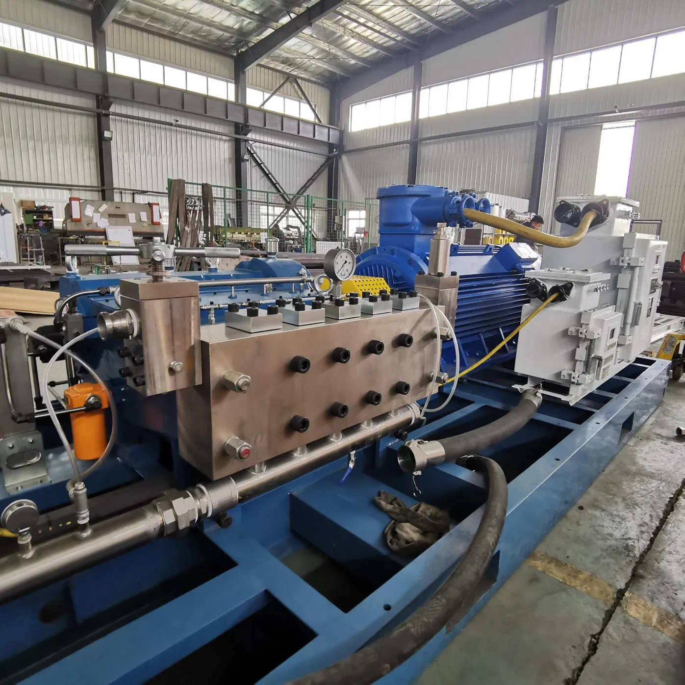 800bar 1030lpm High Pressure Waterjet Demolition System for Bridge Concrete