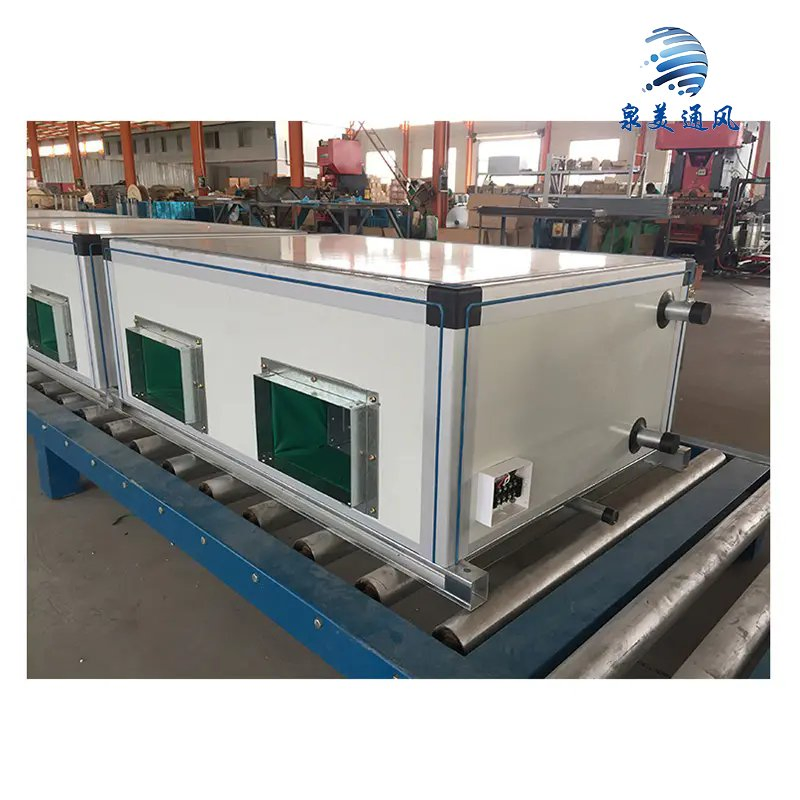 High Quality 885~8850 Cfm Return Air or Fresh Air Conditioners Wall Mounted Ahu Air Handling Unit for Project with Heat Pump