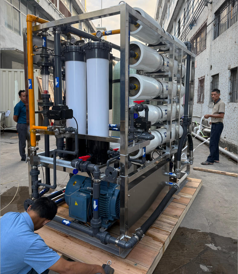 Reverse Osmosis RO Borehole Well Seawater Salt Sea Water Desalination System