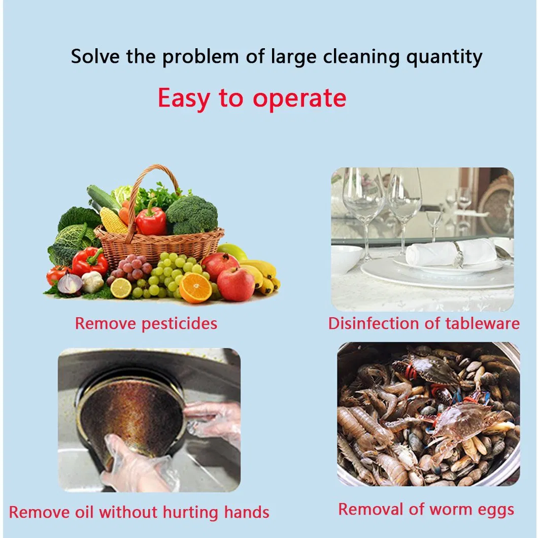 Commercial Stainless Steel Ultrasonic Dishwasher Kitchen Multi-Functional Cleaning Equipment