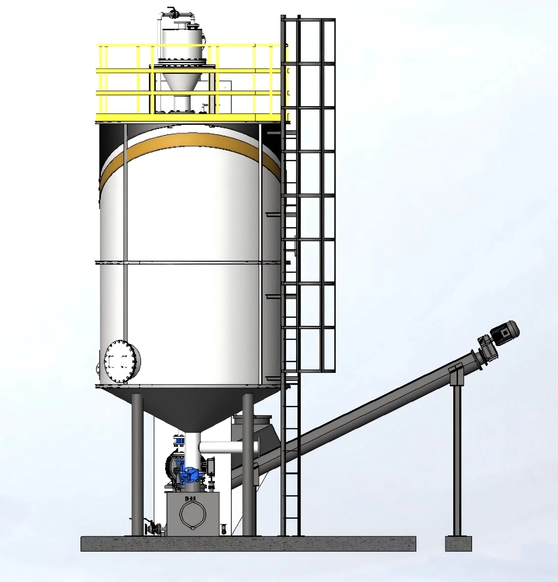 Desander Sand Removal System for Biogas Slurry
