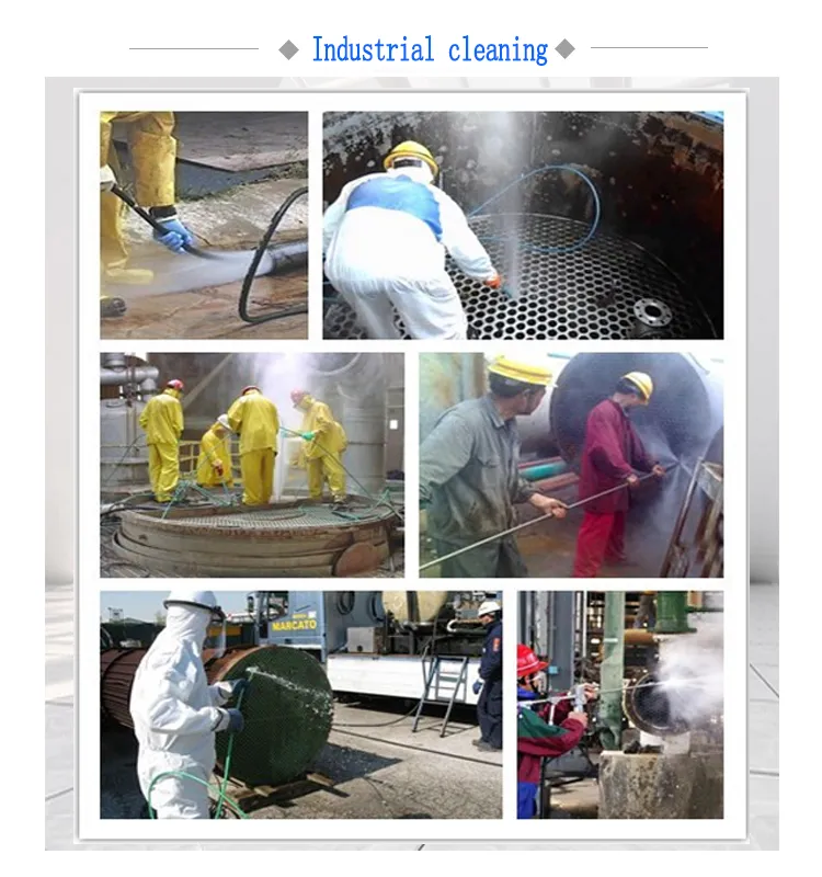 Industrial pipe cleaning