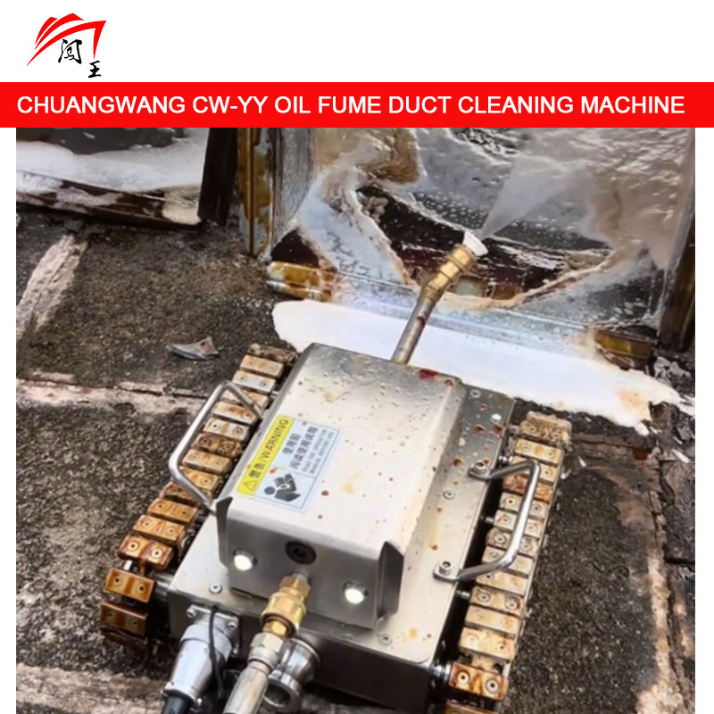 Chuangwang Cw-Yy Intelligent Commercial Range Hood Cleaning Tool Equipment