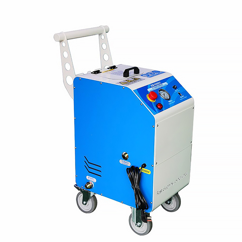 Portable Dry Ice Cleaning System for on-Site Automotive Repair and Surface Restoration