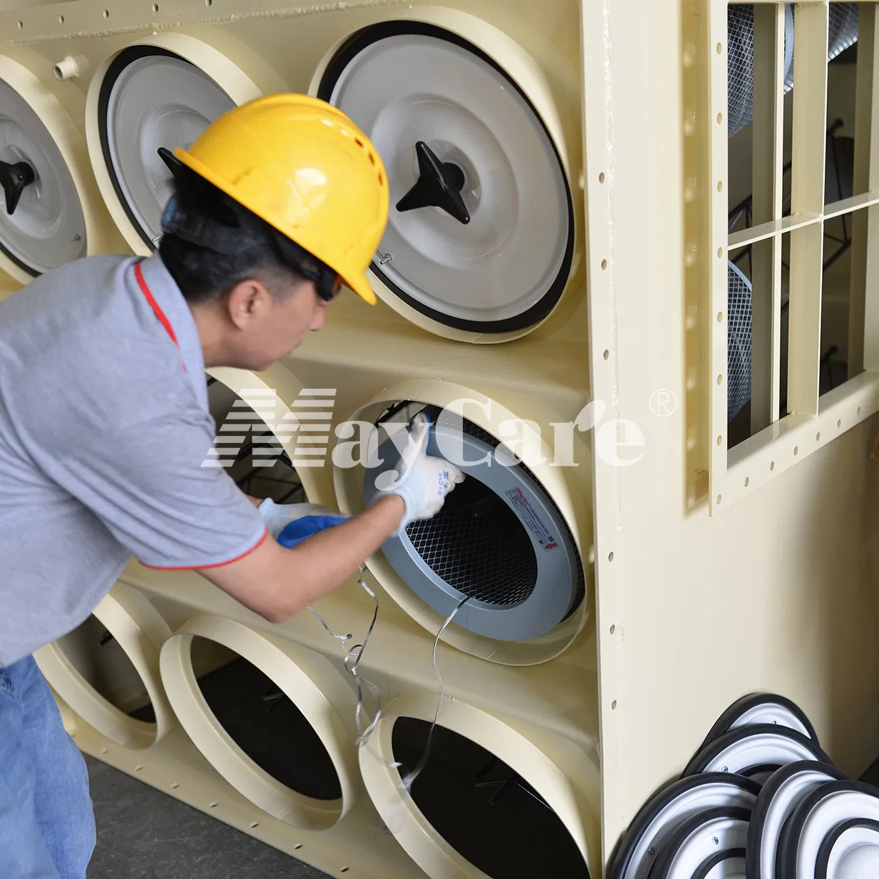 Maycare Advanced Dust Collection Equipment for Shot Blasting Processes