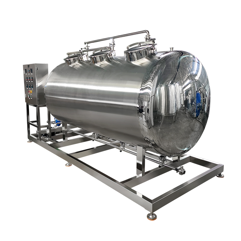 Maike 1-Ton Semi-Automatic Three Tank Split CIP Cleaning System for Liquid Filling Production Line Pipeline Equipment Cleaning