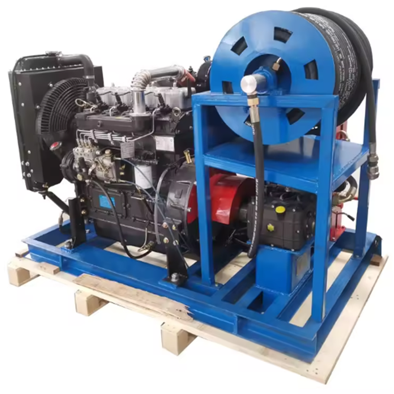 Efficient Drainage Pipeline Cleaning High Pressure Water Jet Drain System