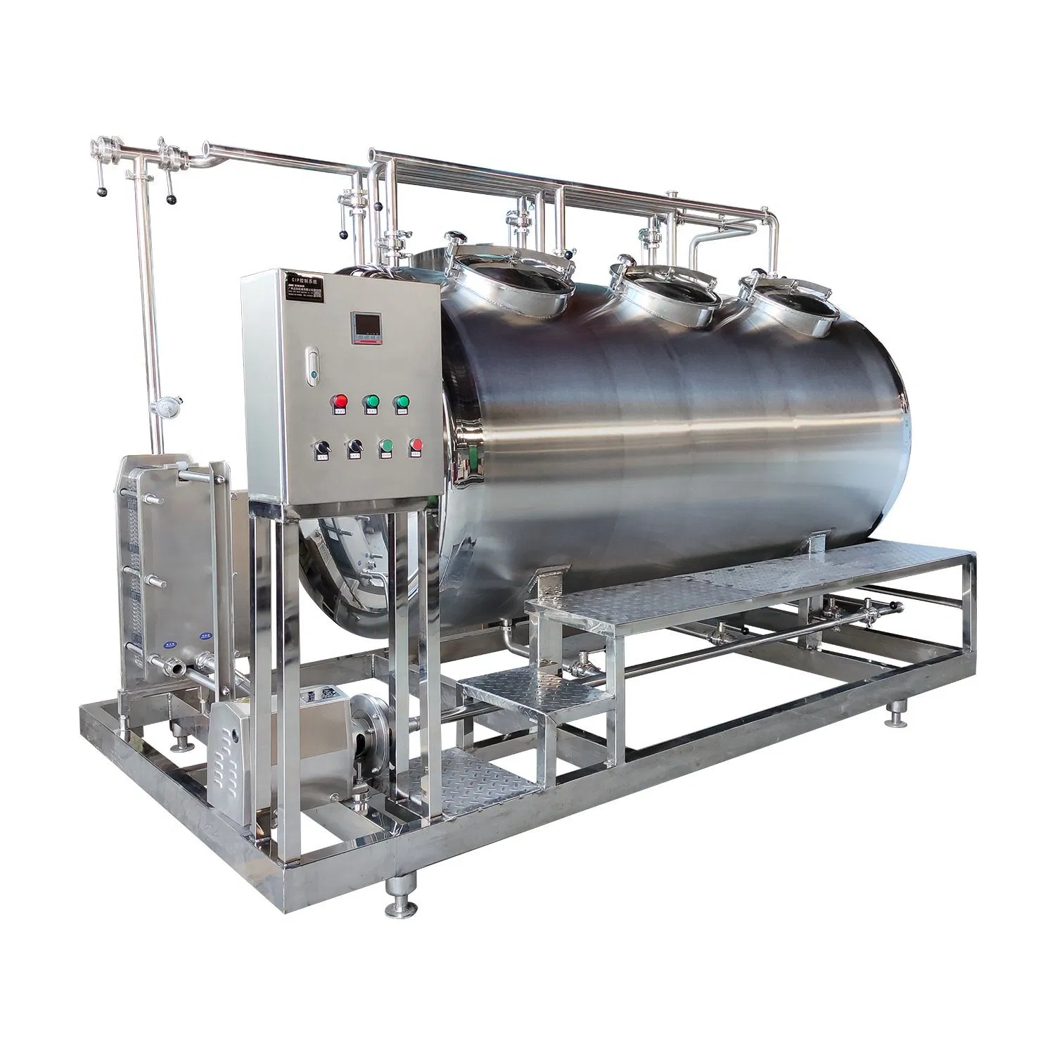 800L Stainless Steel CIP Semi Automatic Cleaning System for Tanks and Pipelines