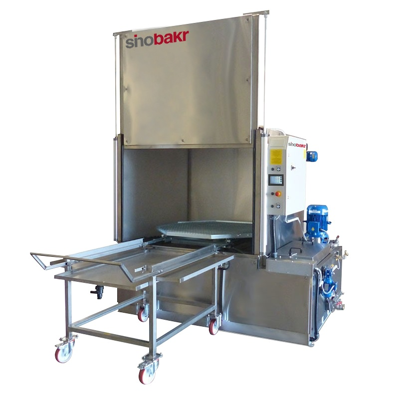 PLC Touching Screen Single Station Rotary Spray Cleaning Equipment