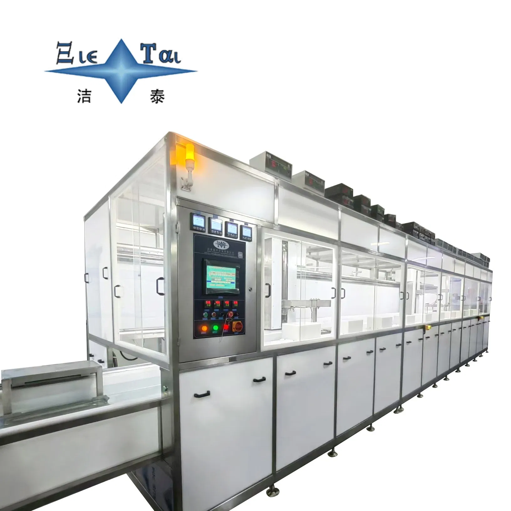 Automatic Multi-Tank Ultrasonic Cleaning System for Semiconductor Wafer