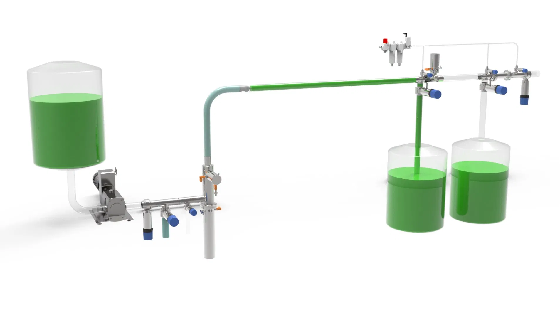 Double-Pig Automatic Pigging System ISO 6"/Pipeline Cleaning/Paints and Coatings