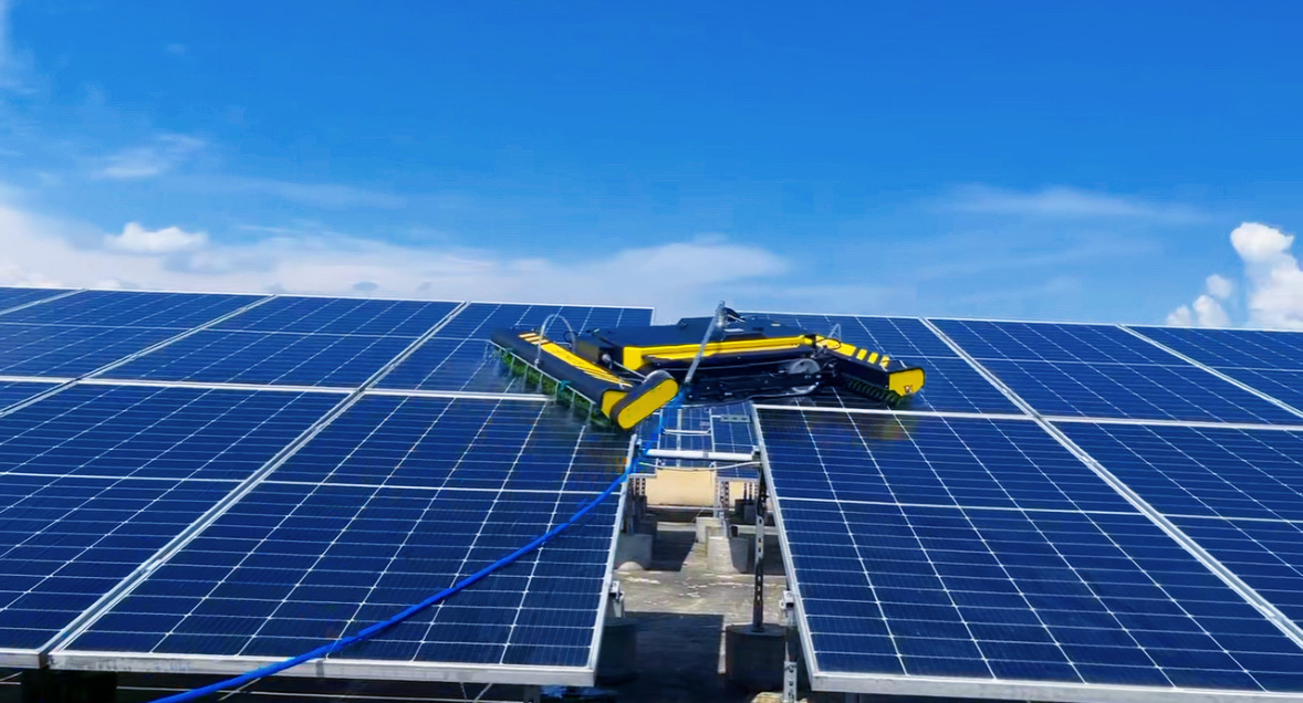 Efficient Solar Panel Cleaning Equipment with Automatic Functionality
