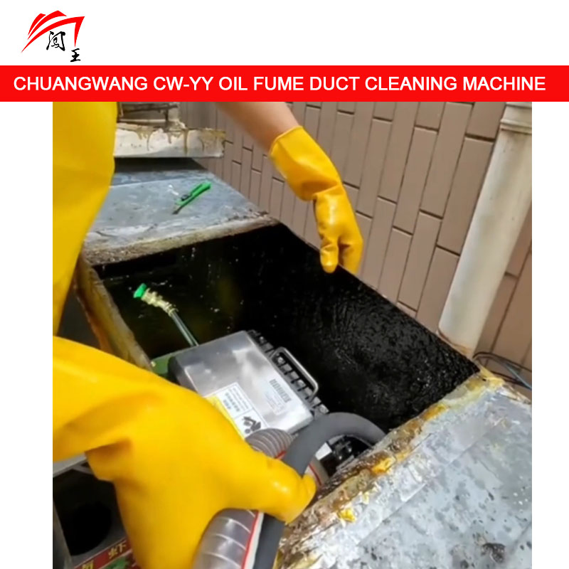 Chuangwang Cw-Yy Intelligent Commercial Range Hood Cleaning Tool Equipment