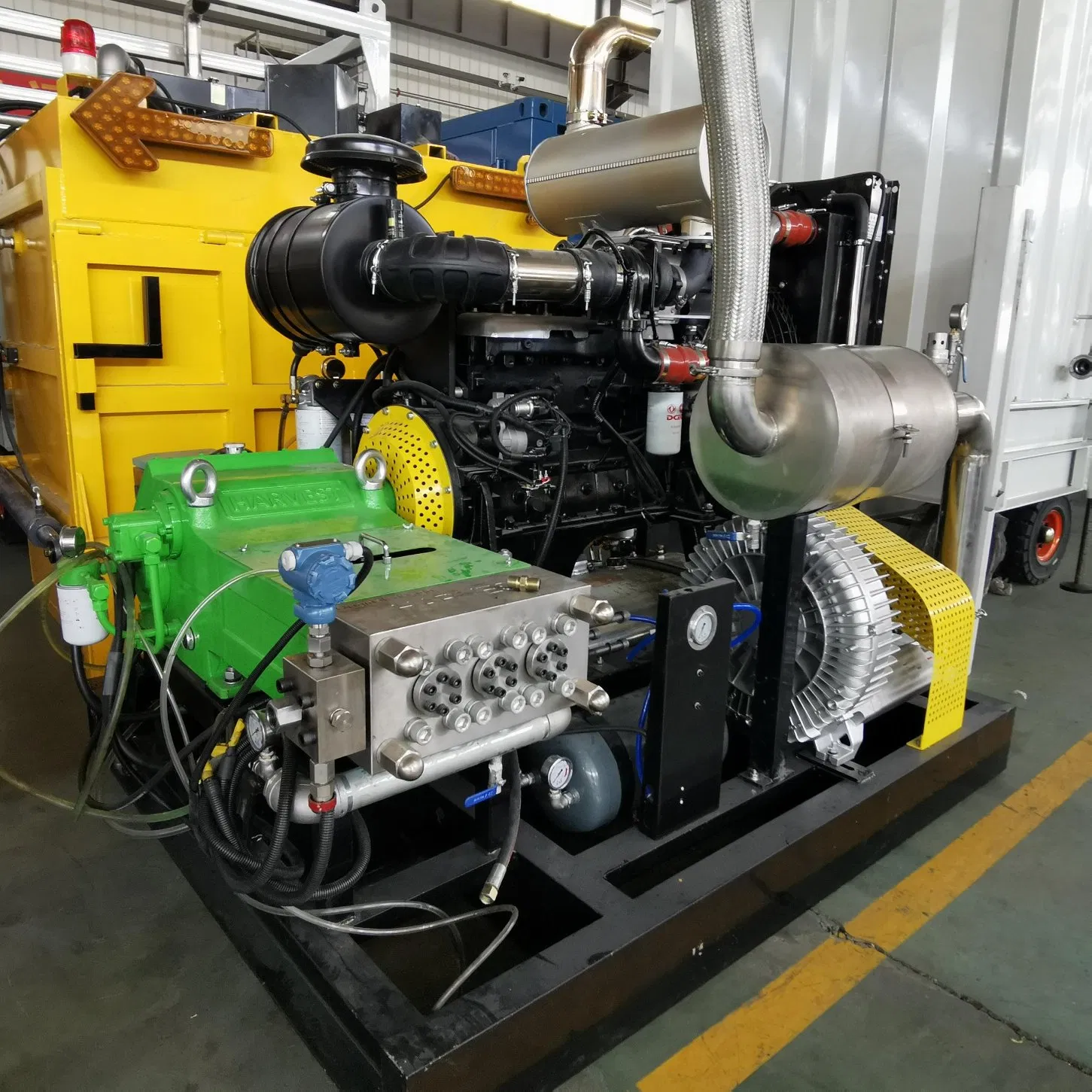 180MPa 80lpm High Efficient Pressure Waterjet Cleaning System