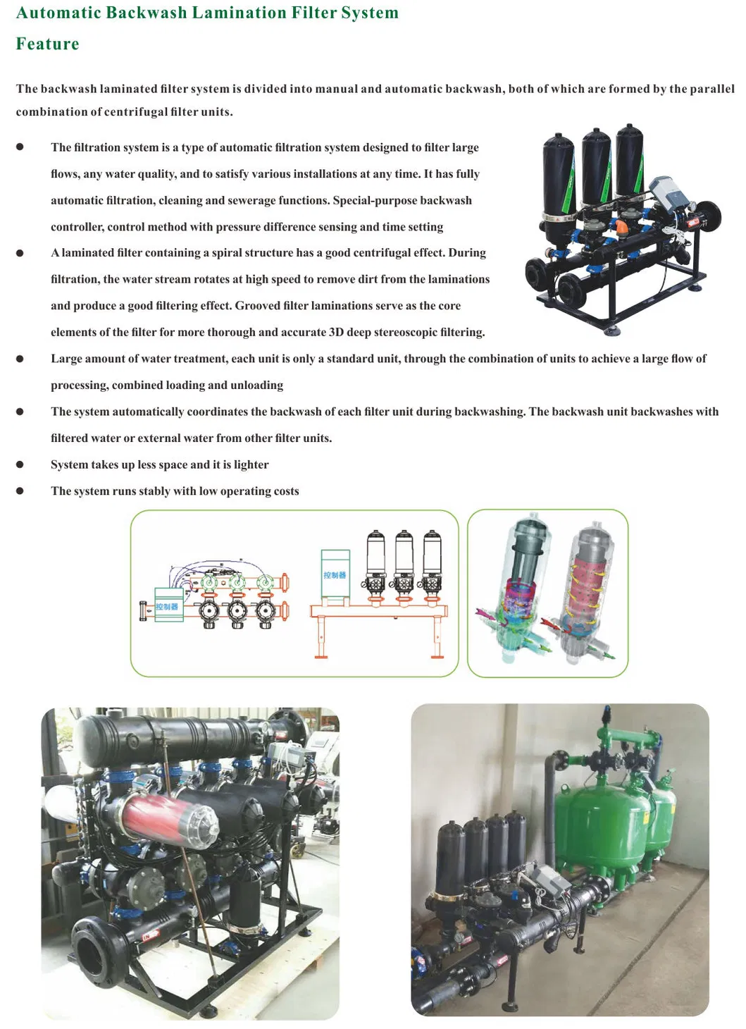 Backwash Disc Filtration Detail