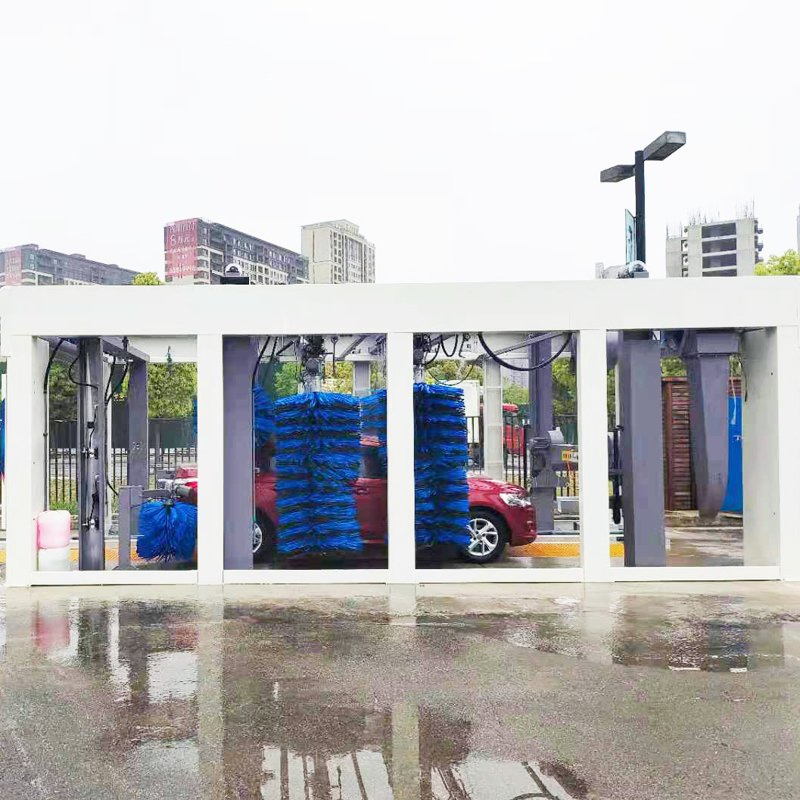 Advanced Vehicle Cleaning System with Smart Control and Pressure Washing